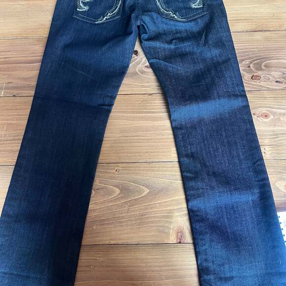 Miss Me Feather Wing Cross Embellished Mid Rise Bootcut Jeans Size 29 EUC - Picture 3 of 7